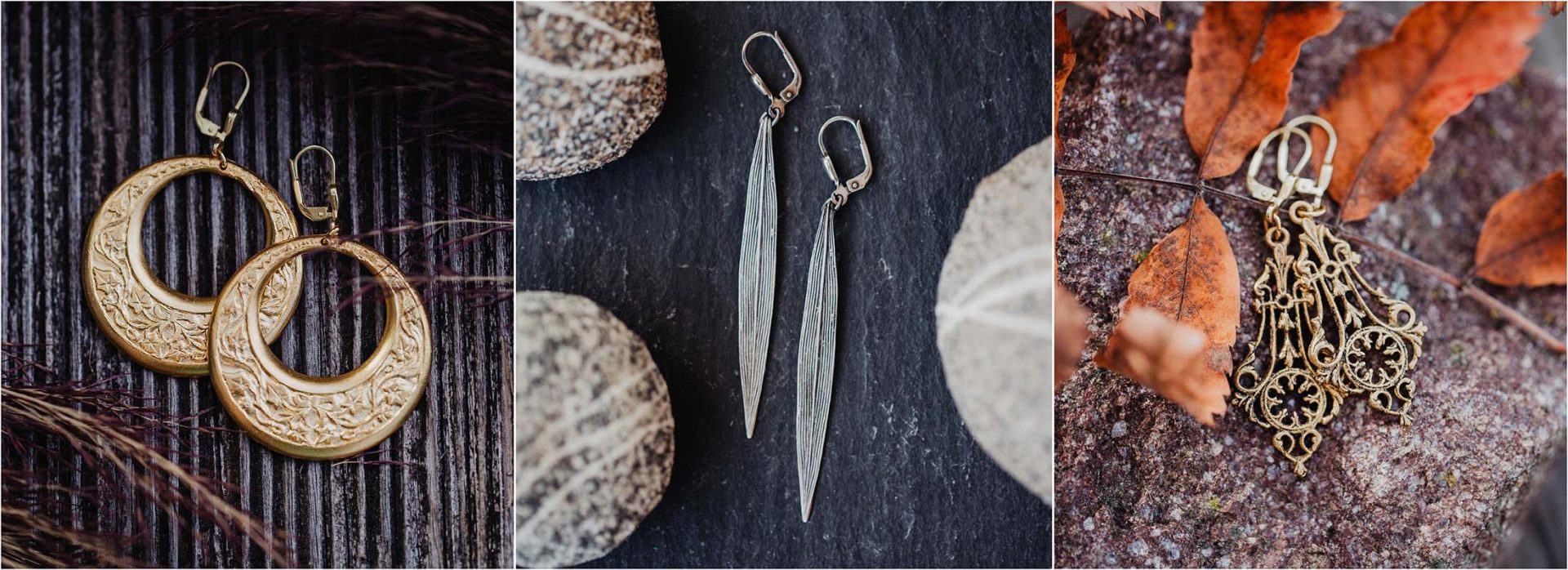 Schmuck_Bodensee_MOnaUndReiner_Fotografie Messing Ohrringe aus unserer Schmuck-Werkstatt