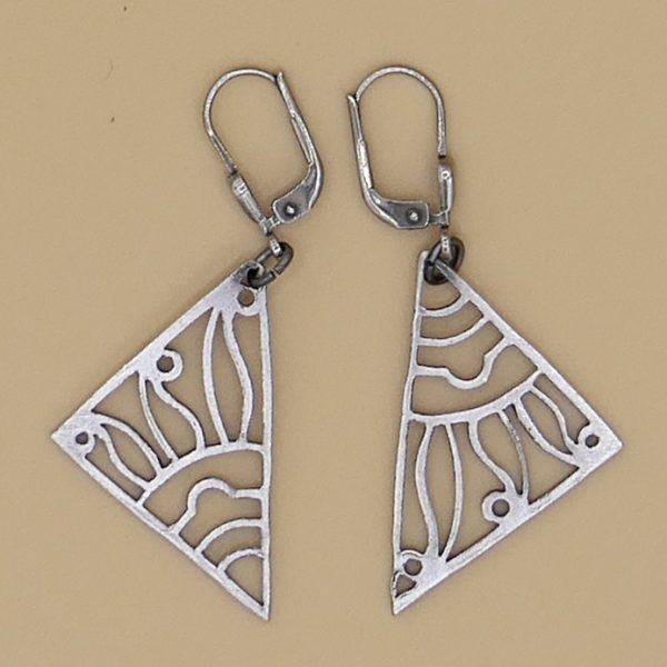 Art Deco Dreieckohrhänger 2